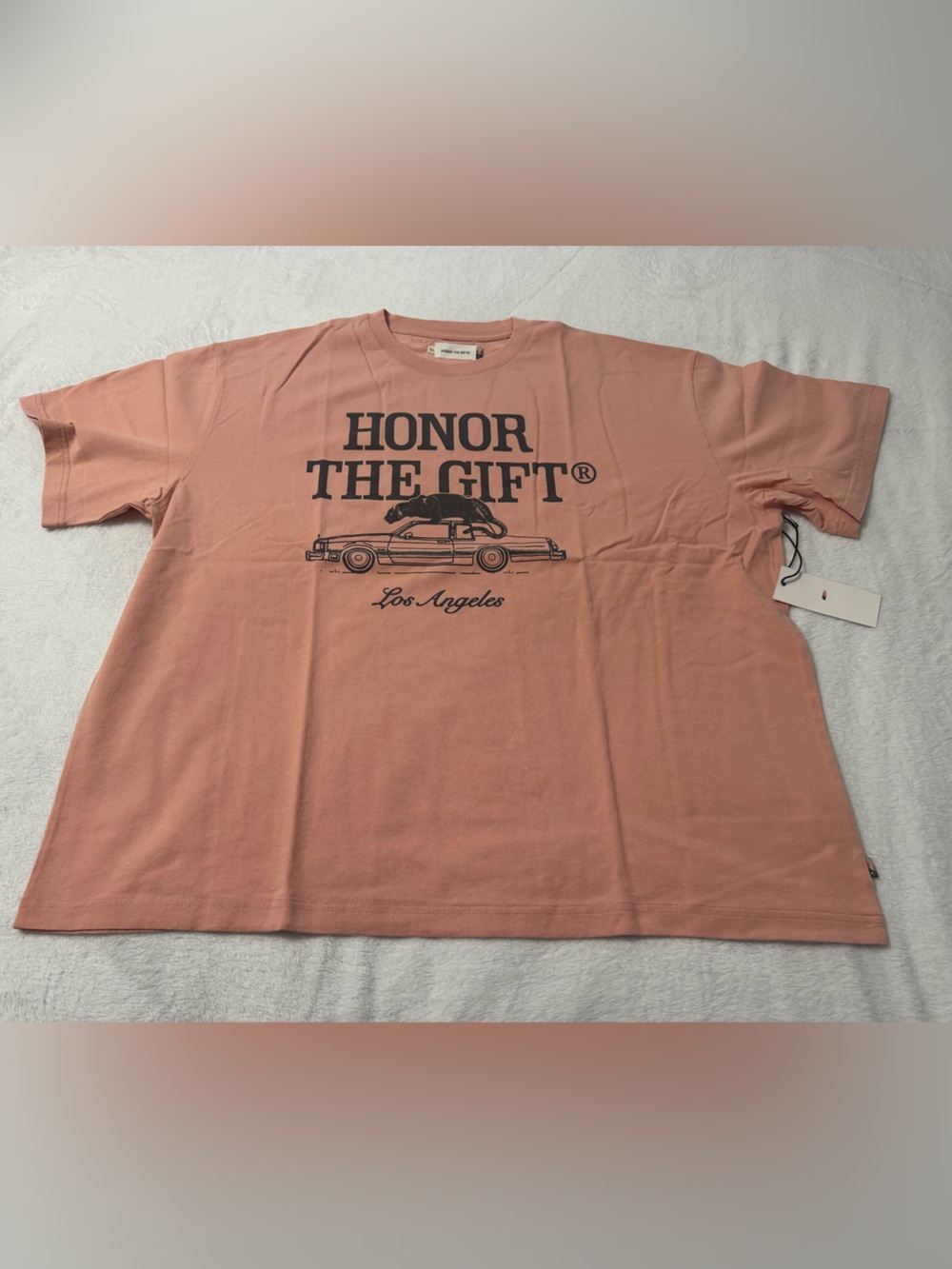 Honor the Gift Men’s HTG Pack Peach Graphic Tee Size XL